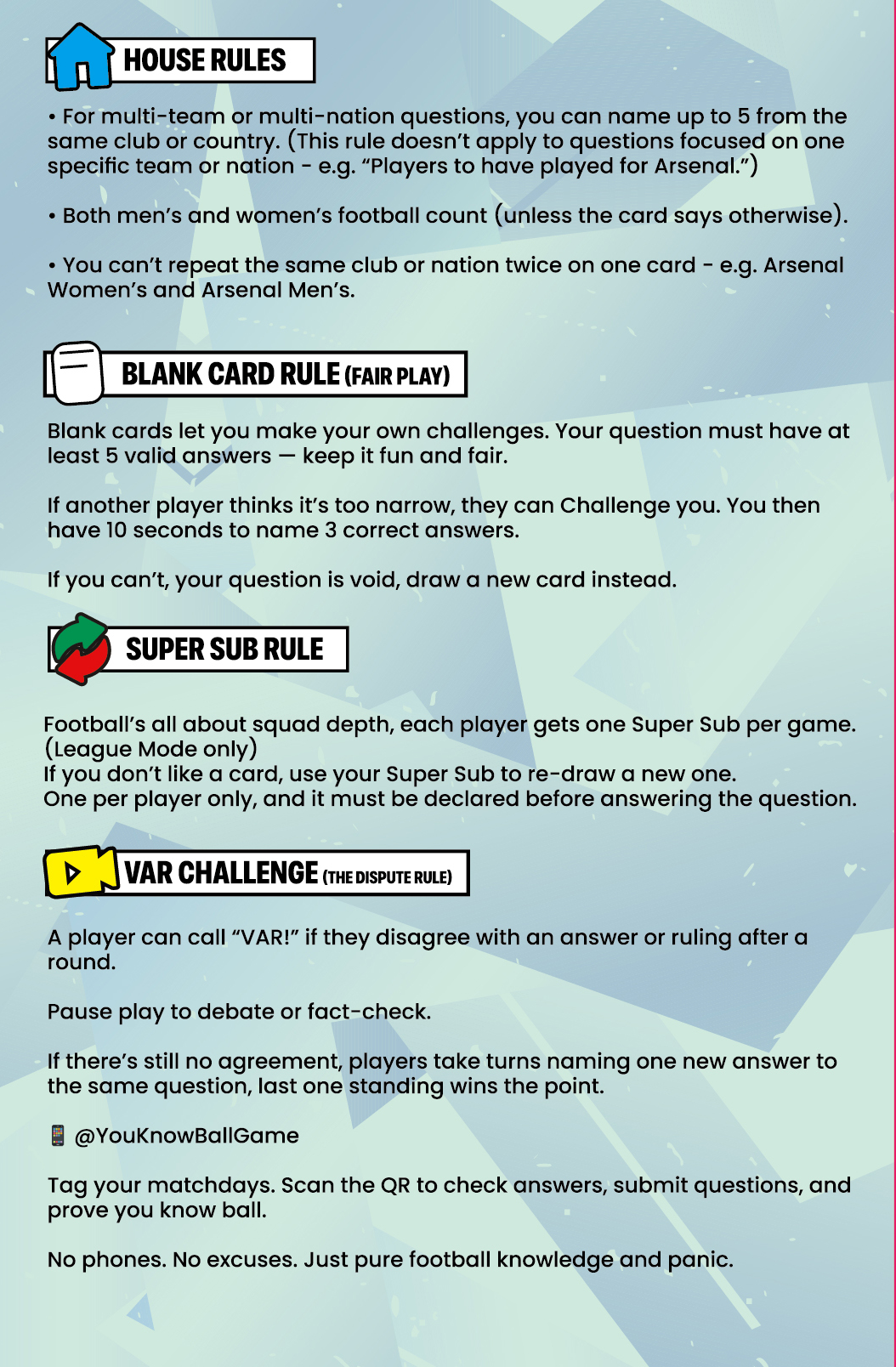 House Rules rules panel